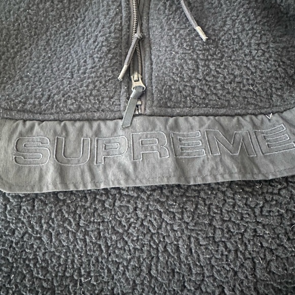 Supreme Polartec Hooded Half Zip Pullover - Picture 2 of 6